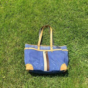 Blue Coach tote/diaper bag